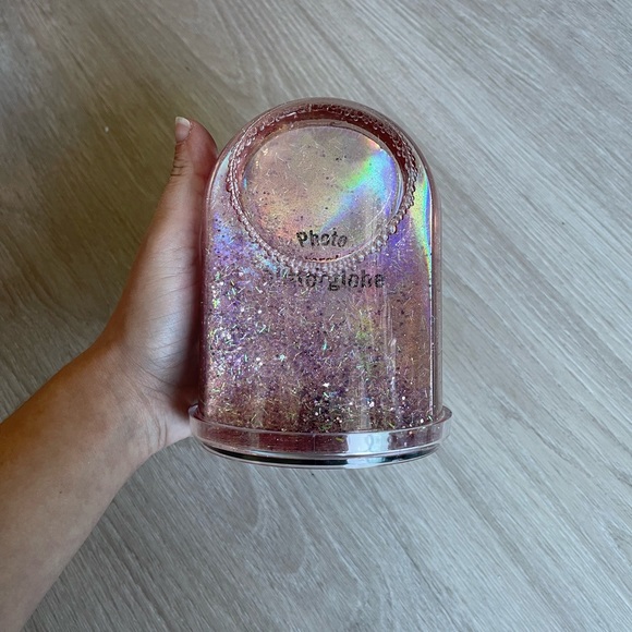 Large Glitter Photo Globe